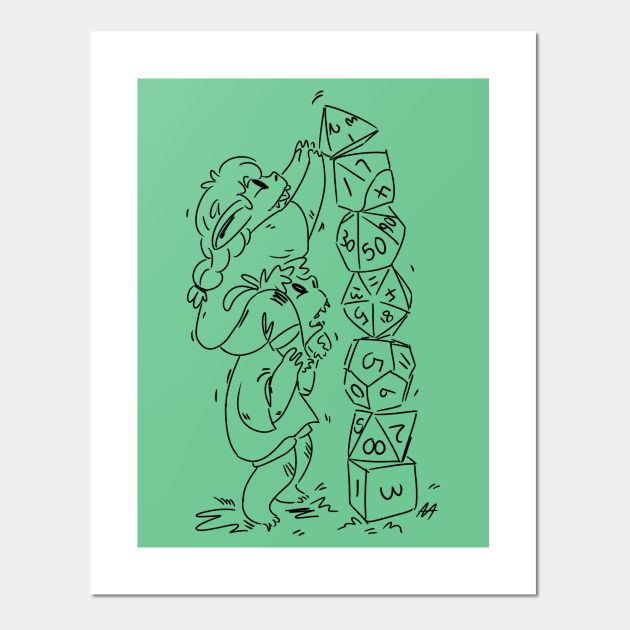 Dice Tower Goblins Dnd Posters and Art Prints TeePublic